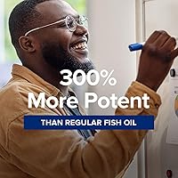 Vista 3 de GNC Suplemento de aceite de pescado de triple fuerza, mini Omega 3, 1000 mg de EPA y DHA, apoya la salud del corazón, el cerebro, la piel, los ojos