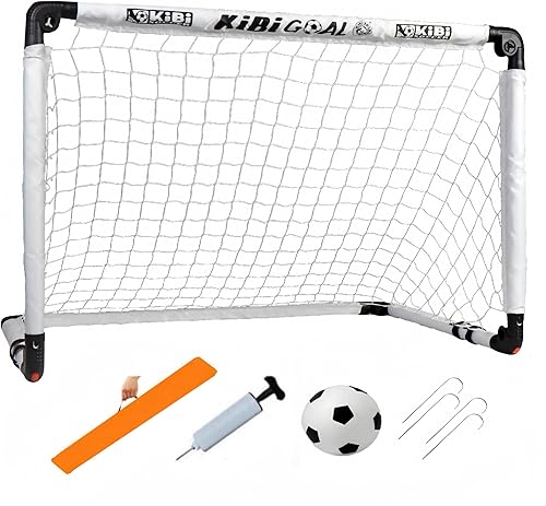 Soccer Goal, Small Foldable Goal for Kids, Kids Goals for The BackyardIndoorOutdoor, Mini Soccer Toys Gifts for Children
