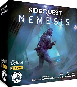 Board And Dice | Side Quest Nemesis | Board Game | Ages 14+ | 1-4 Players | 60-90 Minutes Playing Time