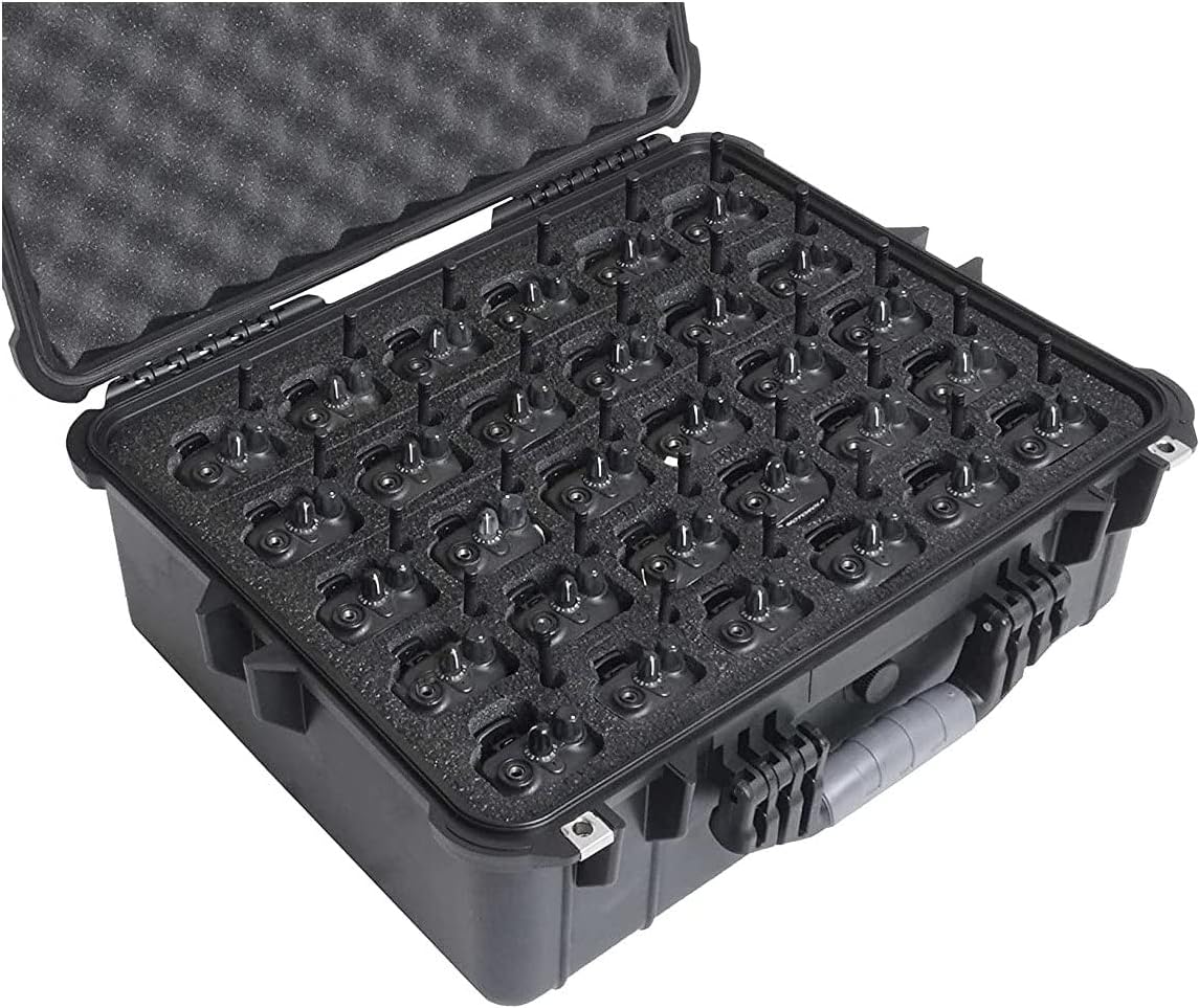 Case Club Case fits 30 Motorola R2 / CP200 / XPR 3500e Two-Way Radios in Pre-Cut Heavy Duty Waterproof Case