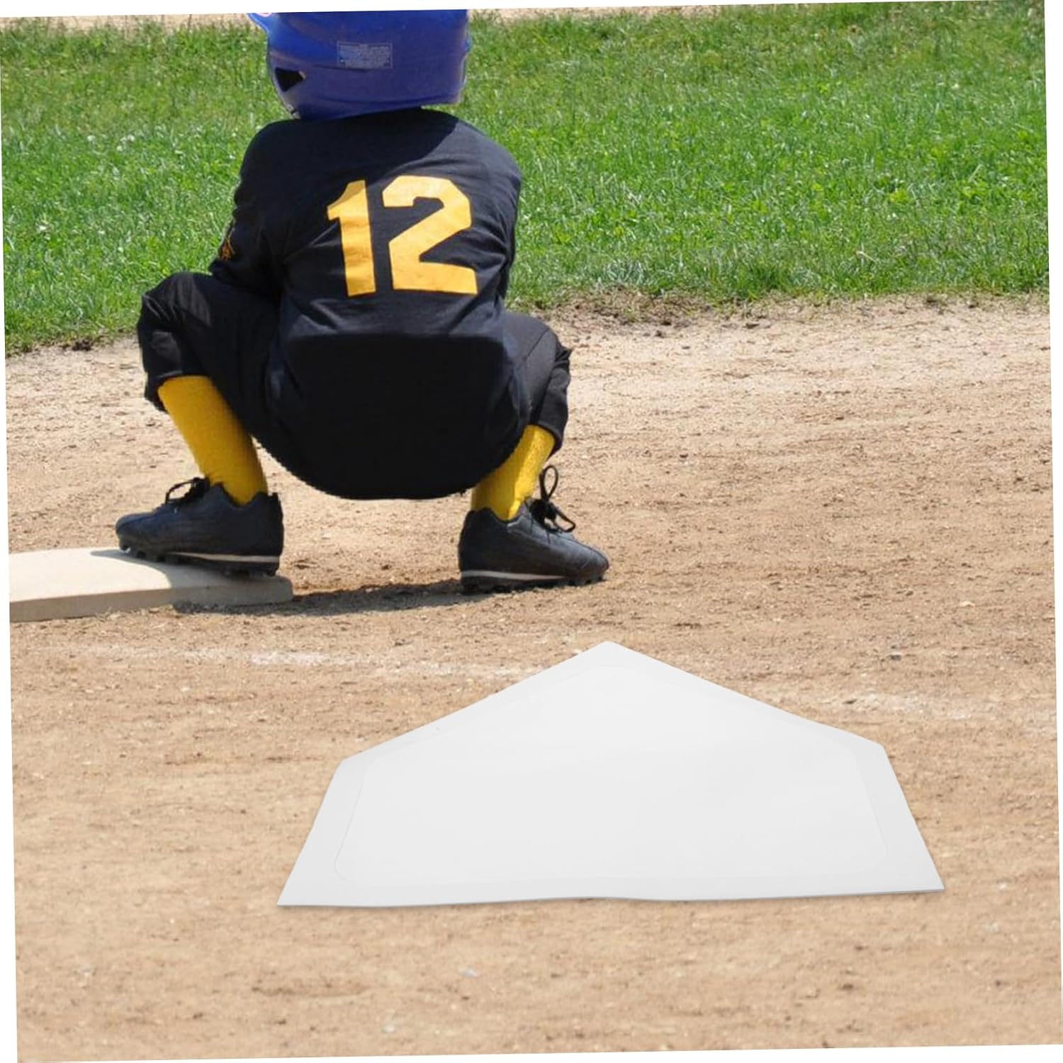 Baseball Training Plate for Pitchers Home Plate Mat for Use for All Skill Levels Ground Marker for Practice and Competition