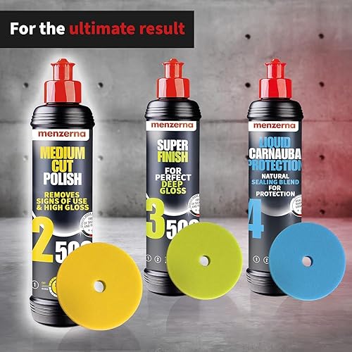 Miniatura 15 de menzerna Compuesto de pulido abrasivo de corte medio de 2500" I para arañazos medianos y signos de uso, compuesto de pulido y pulido para reparación