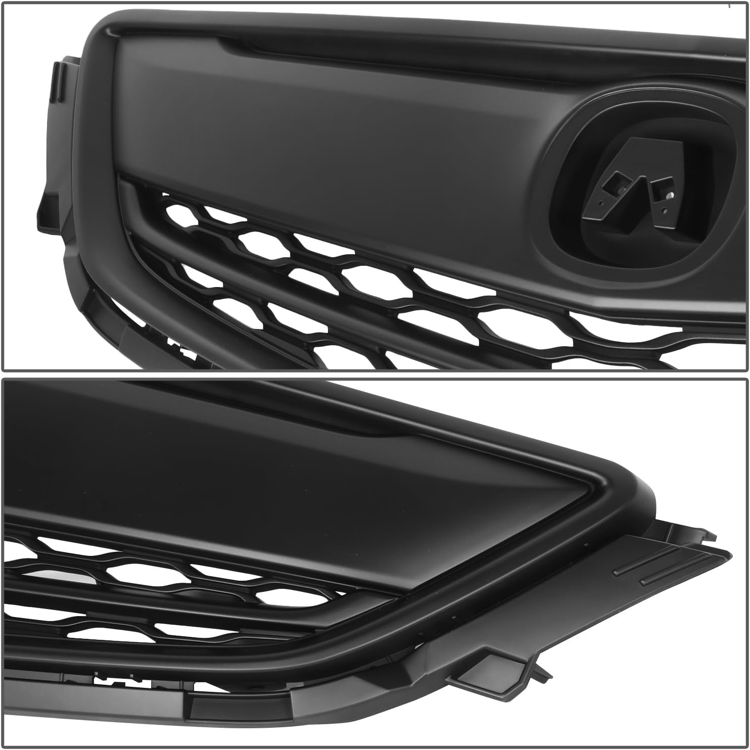 Auto Dynasty AC1202106 Factory Style Front Bumper Grill Grille Assembly Compatible with Acura TLX 2015-2017, Matte Black
