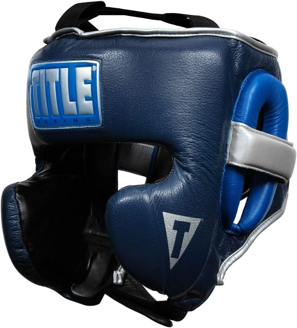 TITLE Royalty Leather Training - Boxing MMA Headgear, Muay Thai