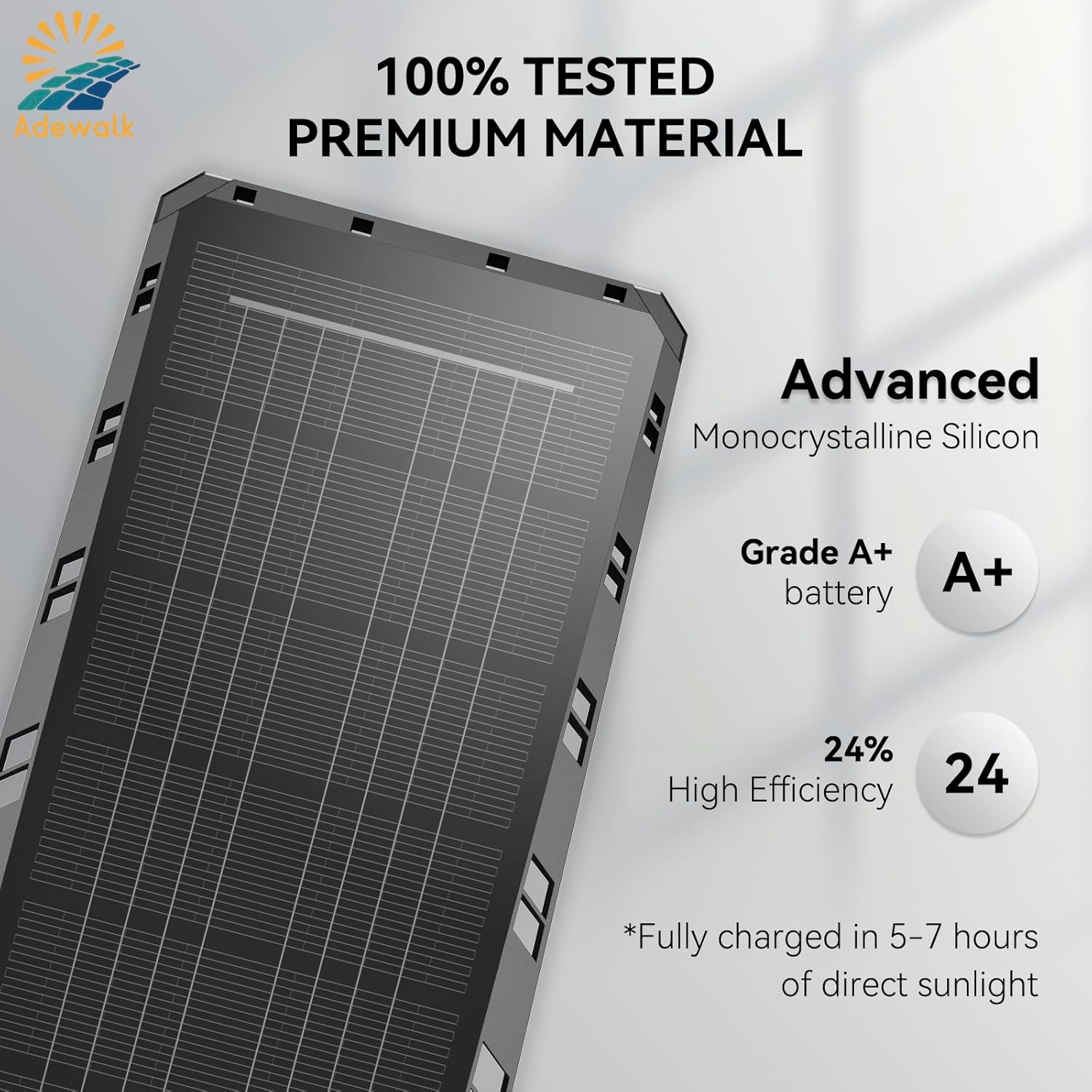 5000W Solar Lights Outdoor - 7000K LED Solar Street Lights Outdoor with Motion Sensor and Remote Control, IP66 Waterproof, Dusk to Dawn for Yard, Patio, 1 Pack