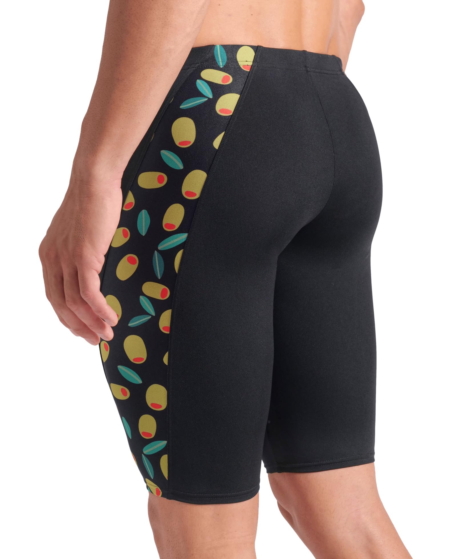 ARENA Performance Men's Funny Prints Collection Olives Jammer Tight Swim Shorts Costume a Pantaloncino Uomo