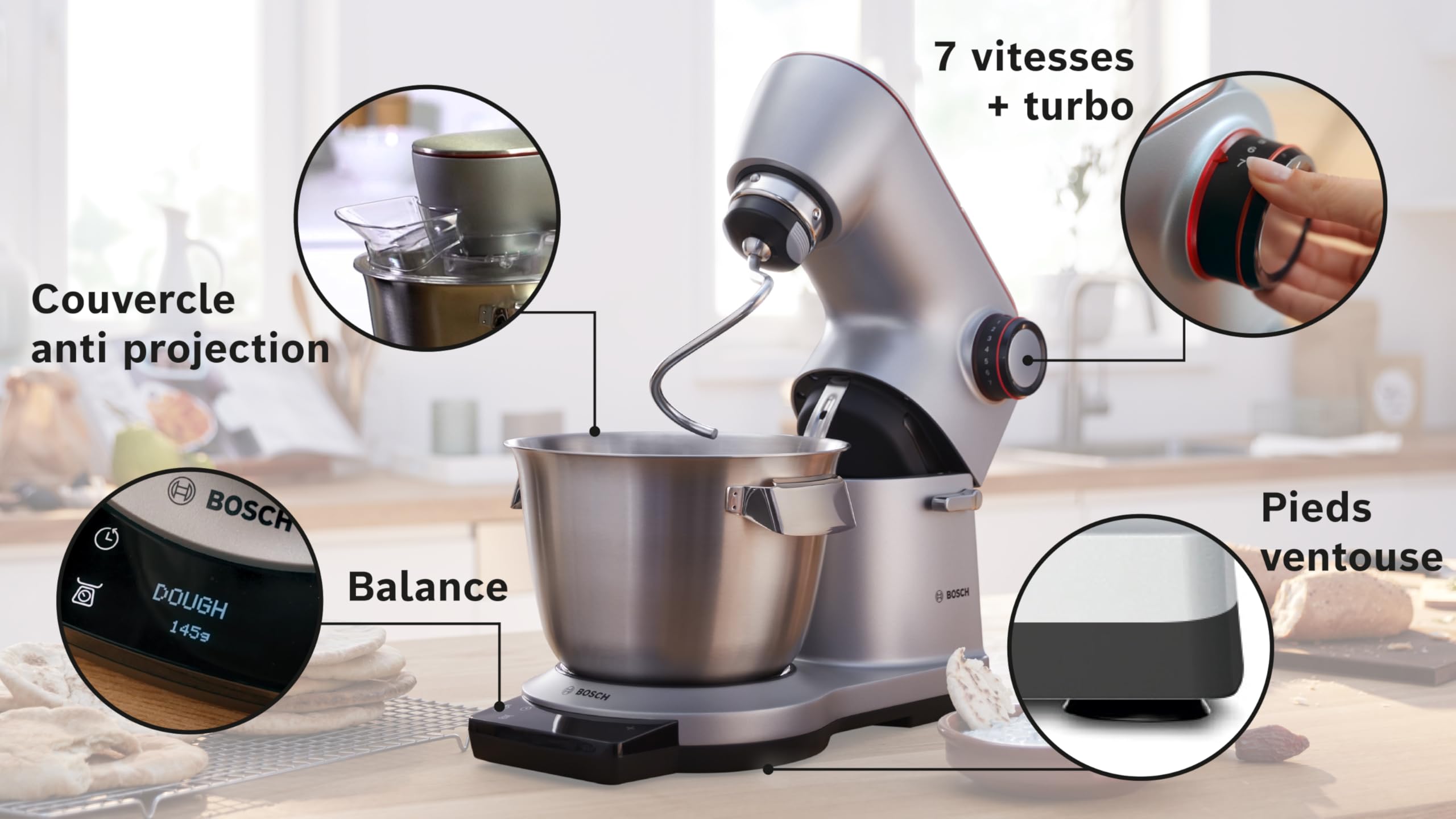 Robot Kitchen Machine inox BOSCH - 5,5L