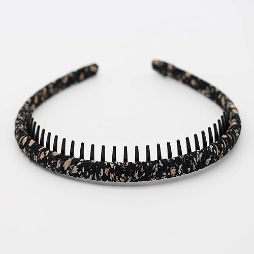 Vista 188 de Diademas negras de moda para mujer, accesorios para el cabello, bandas para la cabeza para el cabello corto, bandas antideslizantes para el cabello