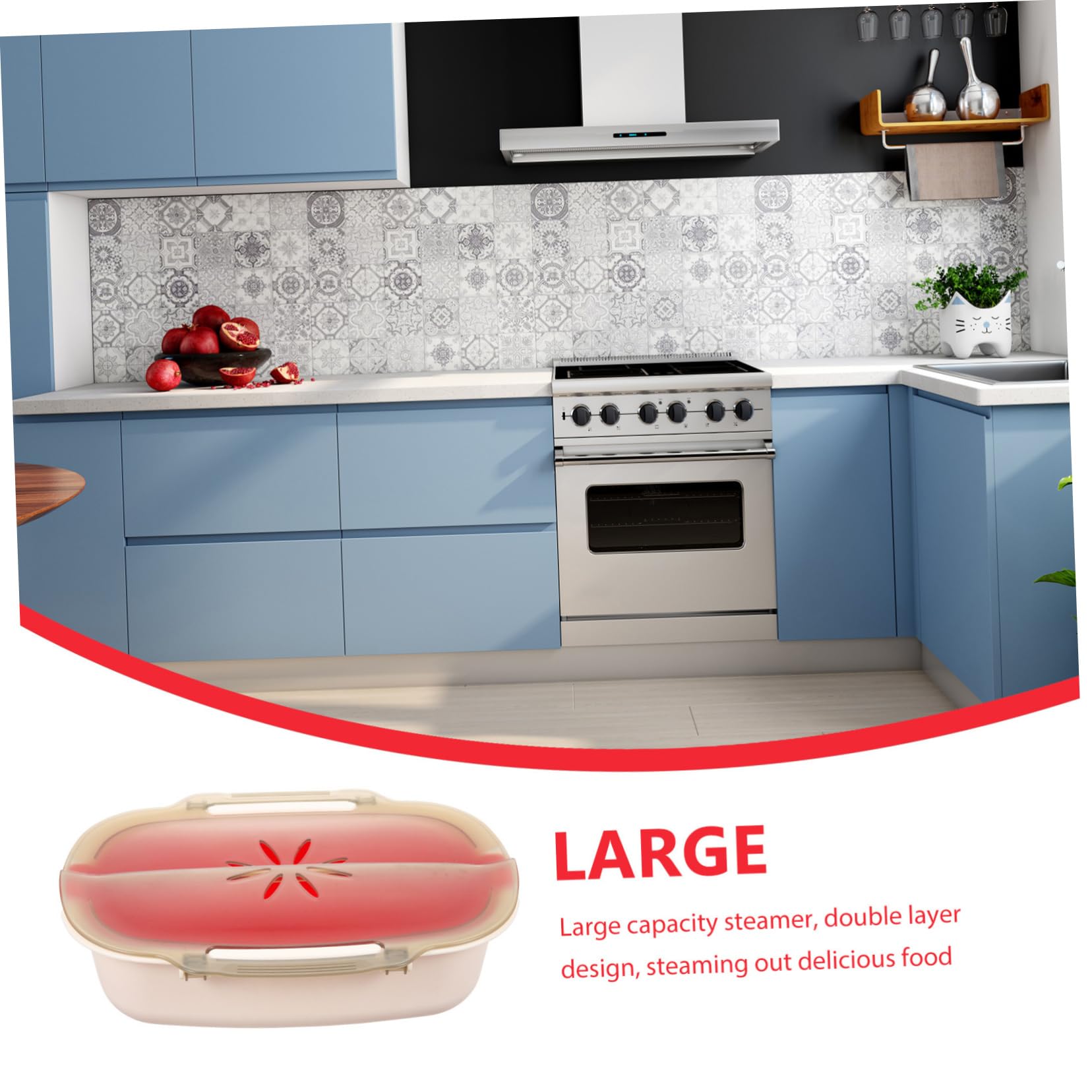 Happyyami 1pc Microwave Oven Box Cooking Tool for Vegetables Fish and More Material Convenient for Heating and Refrigeration: Home & Kitchen