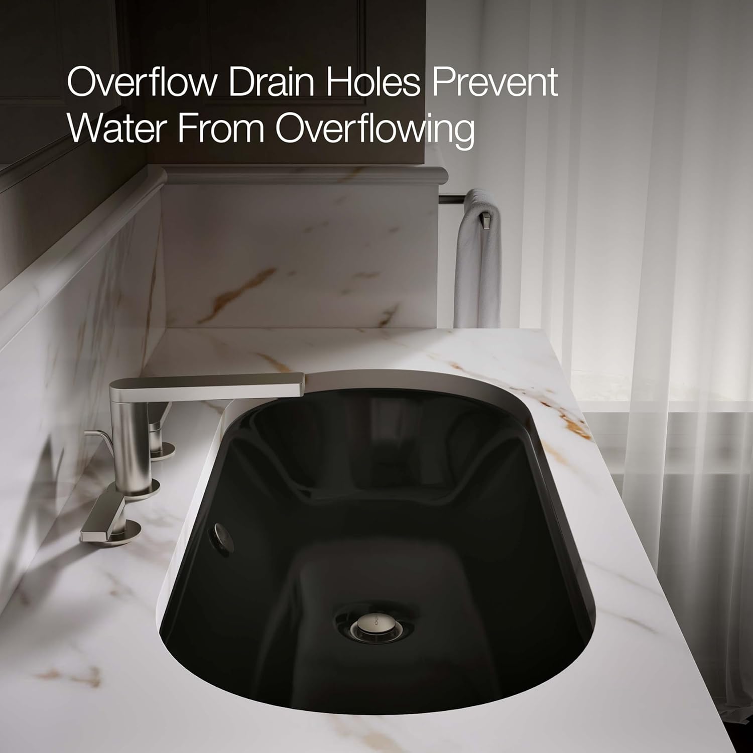 KOHLER Capsule Drop-In/Under-Mount Bathroom Sink