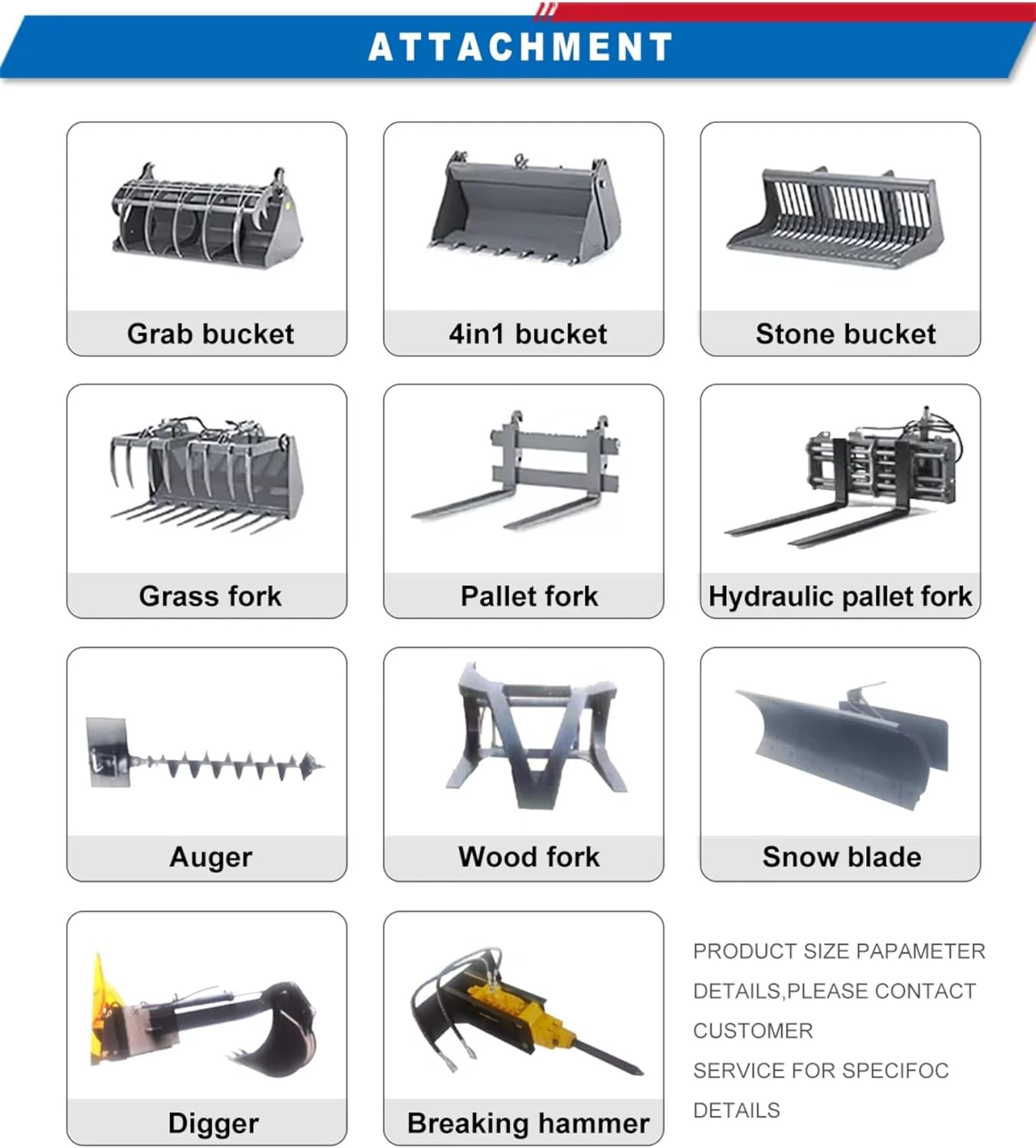 Mini Skid Steer Loader with Bucket, Skid Steer Loader with Enclosed Cab, Attachments Compatible for Landscaping, Construction, Industrial Applications