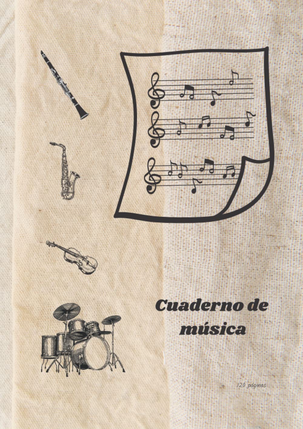Cahier de musique solfège et chant pour apprentissage conservatoire