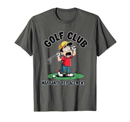 Golf Club Warranty Replacement Funny Golf Design T-Shirt