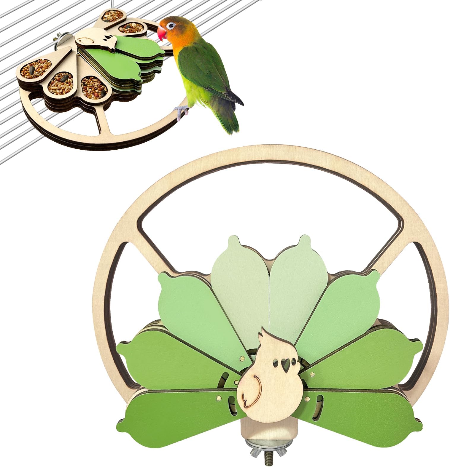Amazon.com : LUKHMELF Bird Toys,Foraging Toys for Birds,Parrot Training ...