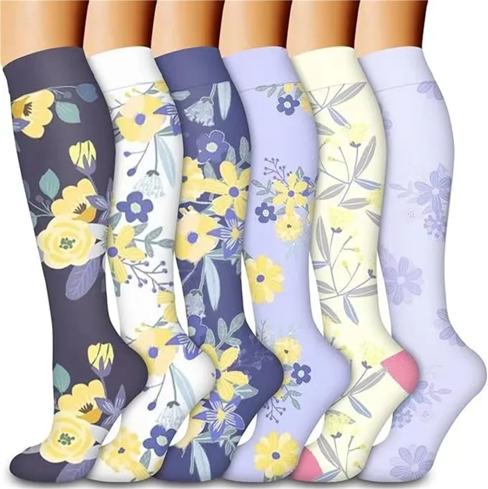 Calze Compressione Calzini A Compressione For Leggings Da Corsa, Da Calcio, Unisex, For Adulti, Edition Network, Calzini Da Infermiere Rossi A Pressione, Da Uomo(ANS006-23,S-M)