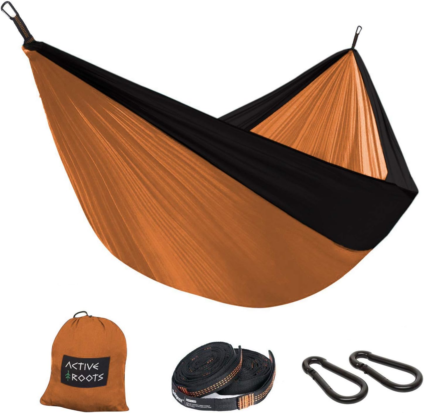 Double Camping Hammock with Tree Straps - Portable Hammock, Parachute Nylon Lightweight Hammock for Backpacking, Travel, Indoor, Outdoor