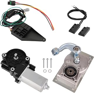 RV Step Motor Conversion Kit for A Curved Linkage Compatible with Kwikee 22, 23, 28A, 30, 32, 33, 34, 35, 36, 38, 40 Series Steps, Replace 379160 379147 909510000