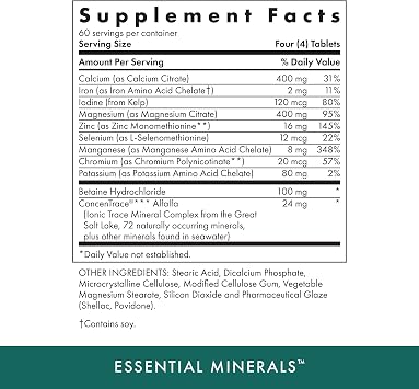 Michael's Health Naturopathic Programs Essential Minerals
