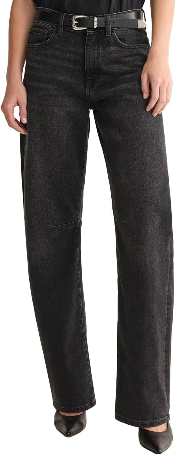 Warp + Weft Women’s BNA Soft Curve Barrel Jeans – High-Rise