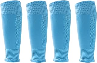 2/4/12 Pairs Pro Football Leg Sleeves Socks, Scrunch Leg Sleeve, Compression For Calf