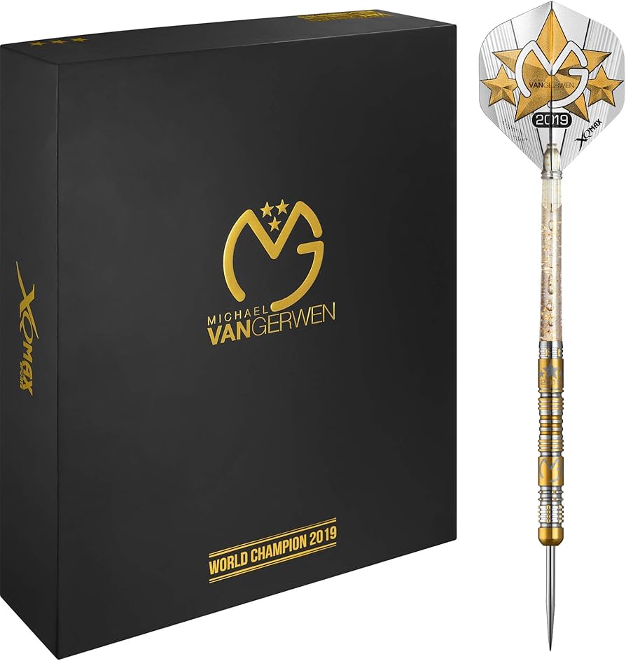 XQMax Darts Michael Van Gerwen WC2019 Limited Edition 21g : Amazon