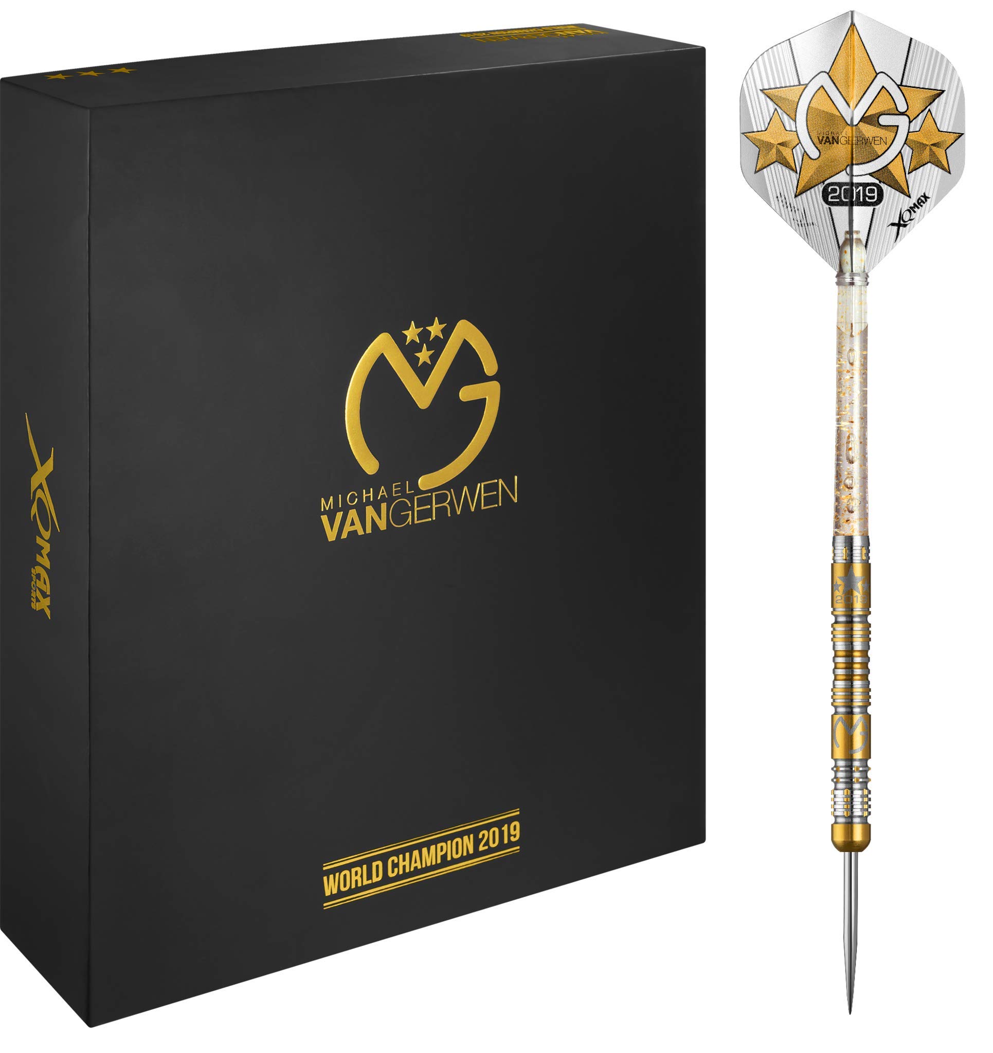 XQMax Darts Michael Van Gerwen WC2019 Limited Edition 21g : Amazon