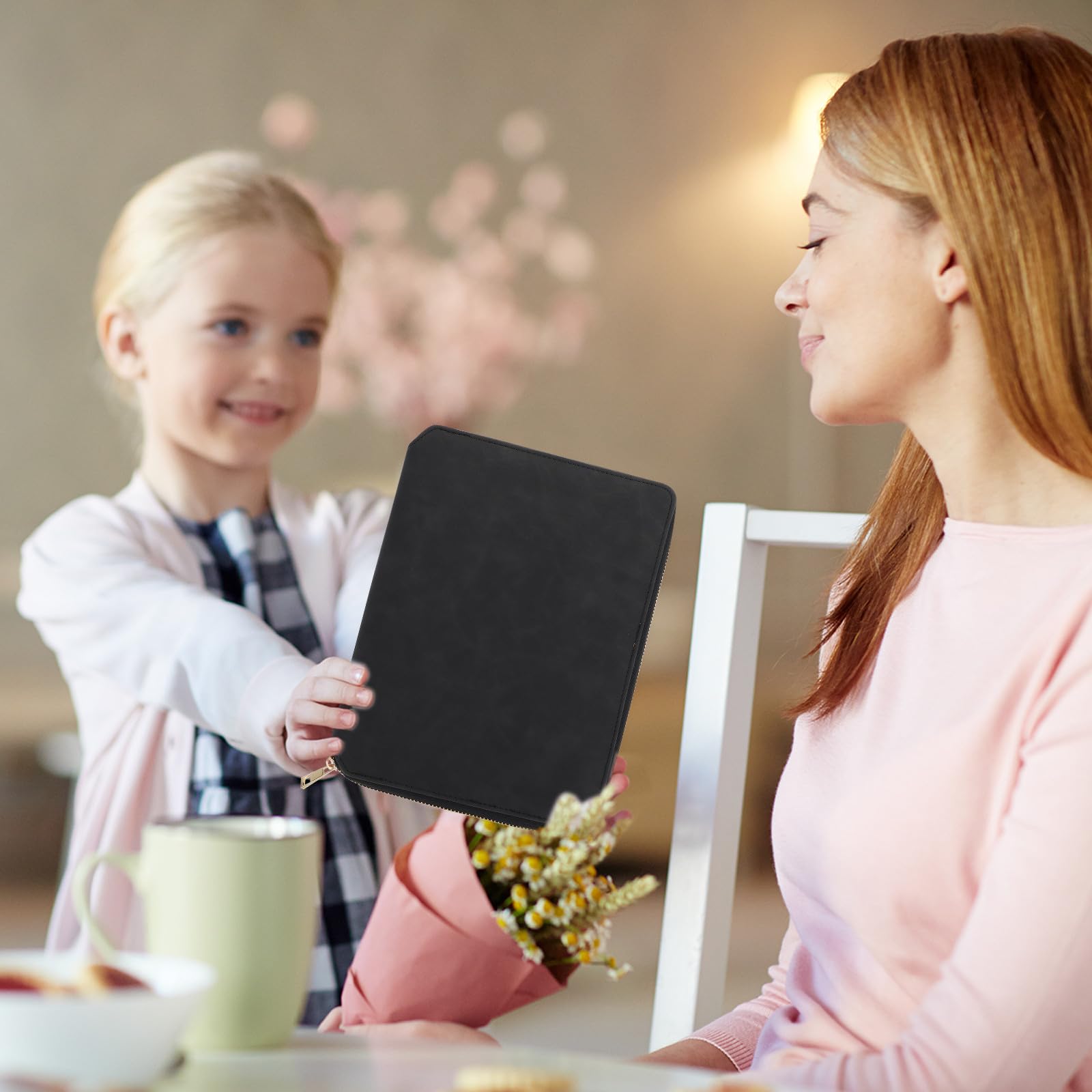 Kichvoe Taccuino Business A5 con Cerniera, Quaderno per Scrittura e Appunti