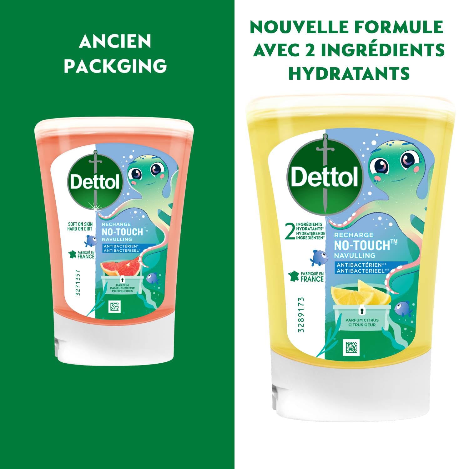 Dettol No-Touch Kids - Recharge Savon Mains - Citron- 250 ml