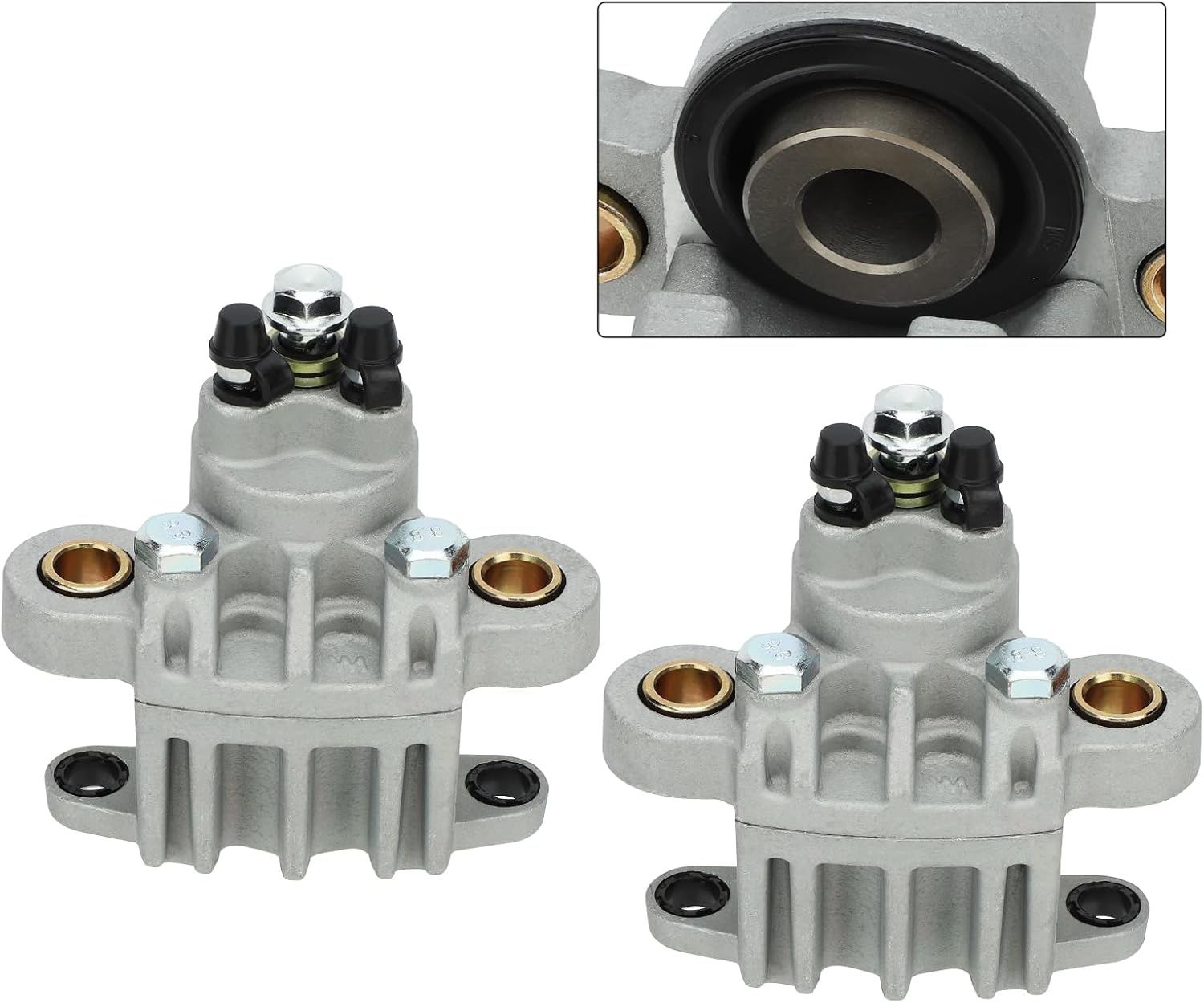 M MATI Left&Right Brake Calipers VGA12134 for John Deere Gator HPX 4x4 (-04000) Gator TX 4x2 (-010000)