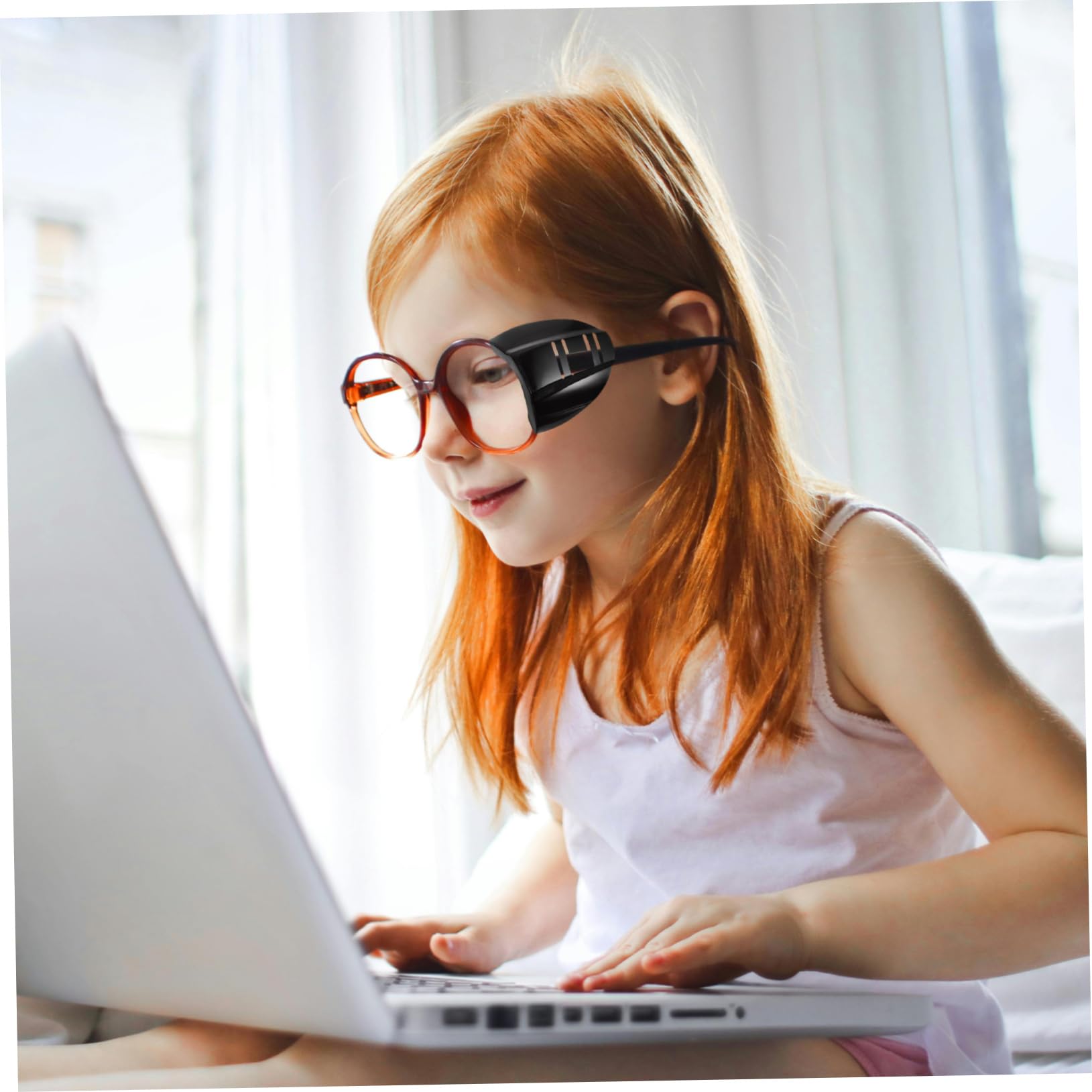 Lunettes de Sécurité TPU Noir Lot de 4 Pièces Gatuida Protection Latérale