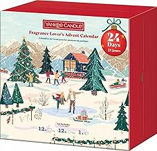 Yankee Candle Advent Book 2025 Christmas Countdown Calendar Featuring 24 Mini Candles and Tea Lights in Festive Fragrances | Decorative Home Aromatics Set