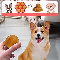 Vista 3 de Molde de golosinas para perros congelados, pequeño con tapa, moldes de silicona para congelar, golosinas de repuesto para congelar