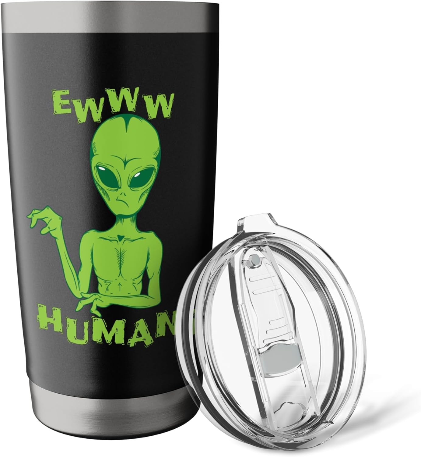 Alien "eww Humans" Stainless Steel Insulated Tumbler - Image 5