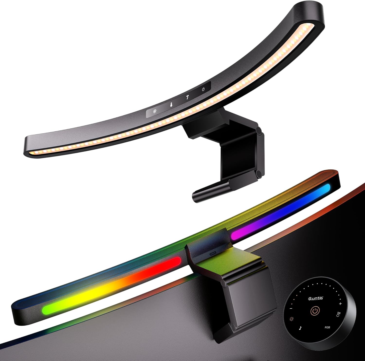 Quntis 17.7” Curved Monitor...