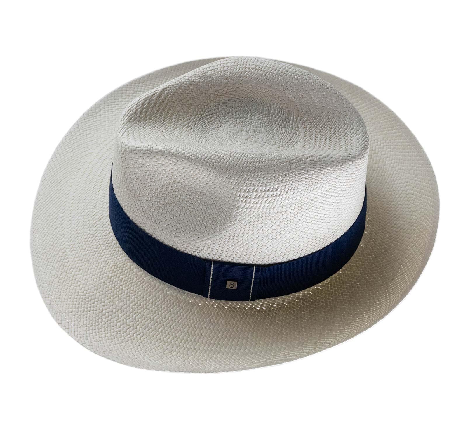B Couture - Authentique Chapeau Panama, tressage Traditionnel en Équateur Large Bord, Homme ou Femme Thibault