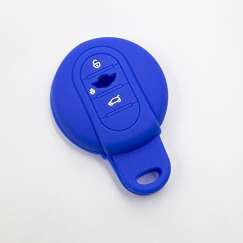Miniatura 2 de LIGHTKOREA Funda de silicona para llave inteligente para el nuevo Mini Cooper 3 generación F55 F56 Club Man Country Man (azul)