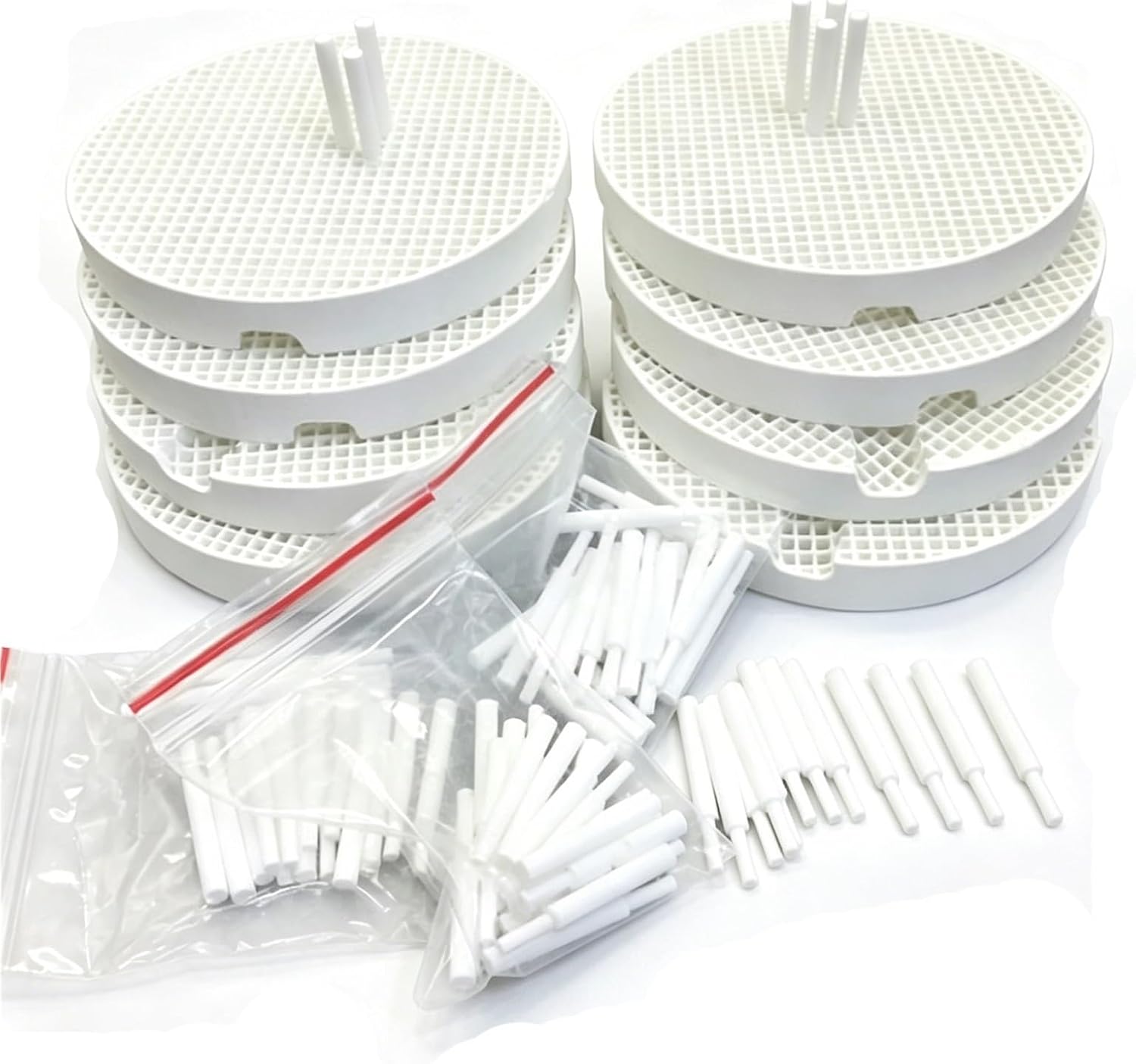 Dental Lab Honeycomb Firing Trays Dental Lab Honeycomb Firing Trays and Ceramic Pins(4 Tray 40pins)