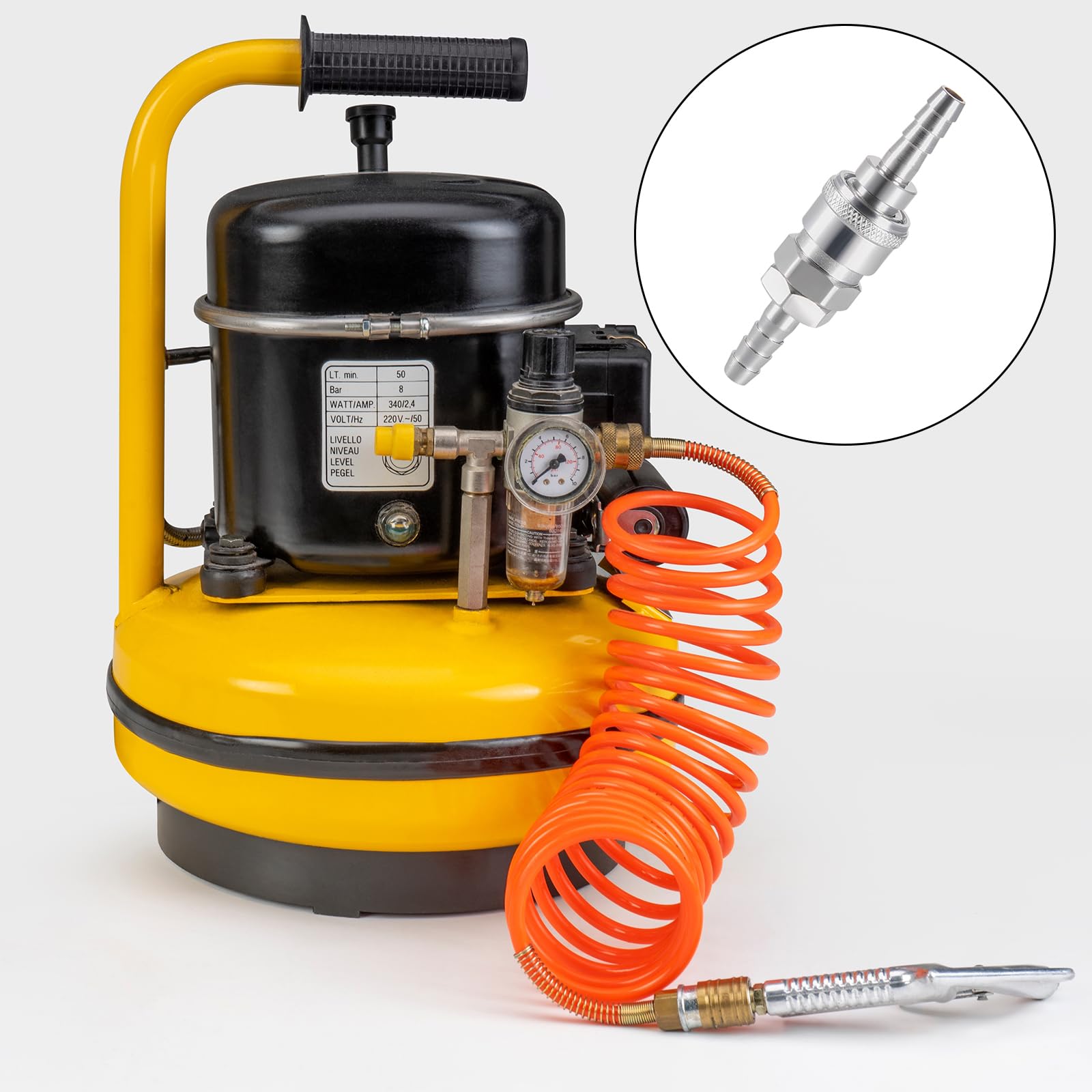 YOKIVE Quick Coupler, Air Hose Fitting, 8mm - Image 4