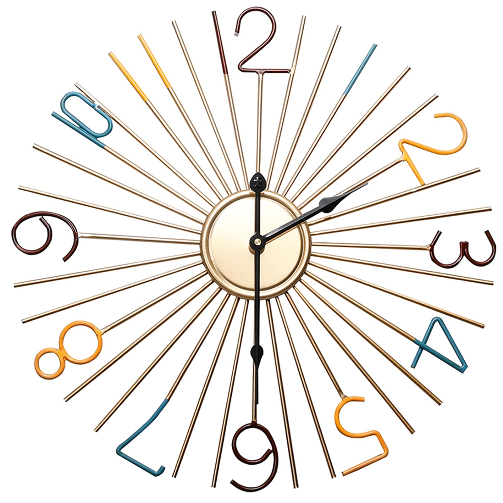 Horloge murale silencieuse sans tic-tac moderne pour chambre à coucher - 8