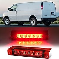 Vista 21 de Tercera tercera luz de freno, luz de freno LED de montaje alto para Chevy Silverado GMC Sierra 1500 2500 3500 HD Classic, lámpara de carga trasera