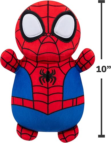 Miniatura 4 de Squishmallows Spidey HugMees original de Marvel Spidey and His Amazing Friends - Peluche oficial de Jazwares de tamaño mediano de 10 pulgadas