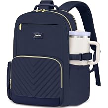 Focdod Laptop Backpack for Women Bookbag 15.6 inch Work Backpacks with Pouch Pocket for Large Capacity Cup & USB Charger College Book Bag Travel Business Nurse Teacher Bookbags Anti-theft Back Pack