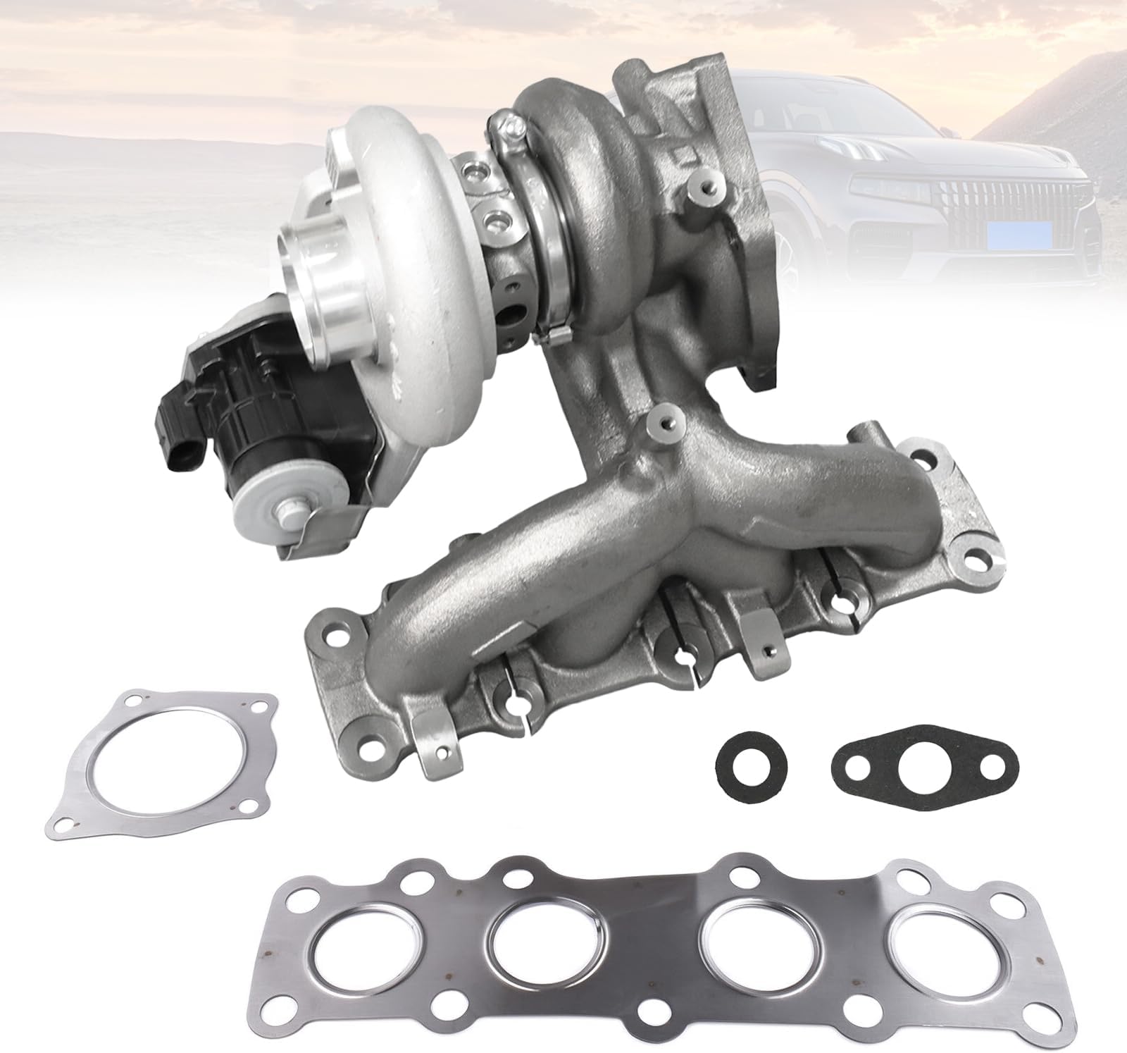 28231-2GTA1 Turbocharger Compatible with Santa Fe Sport Kia Sorento Optima Sportage 2015-2020 with Theta 2 Engine,Turbo Charger Replace for 282312GTA1 90124-01080 90124-01050