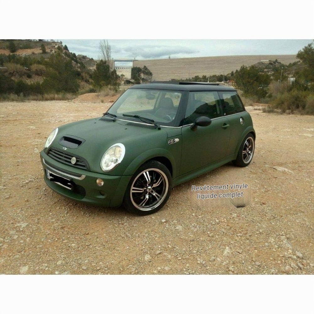 AutoFullCar - Full Dip Peinture pour voiture Vert militaire Flacon 4 litres - Prêt à appliquer