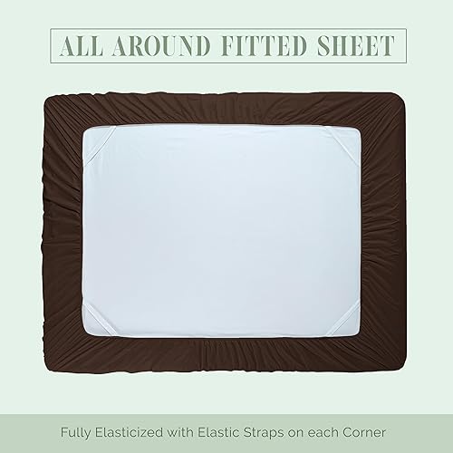 Vista 60 de Elegant Comfort - Juego de sábanas de 3 piezas de lujo de 1500 hilos, calidad egipcia, Microfibra, Blanco, Completo