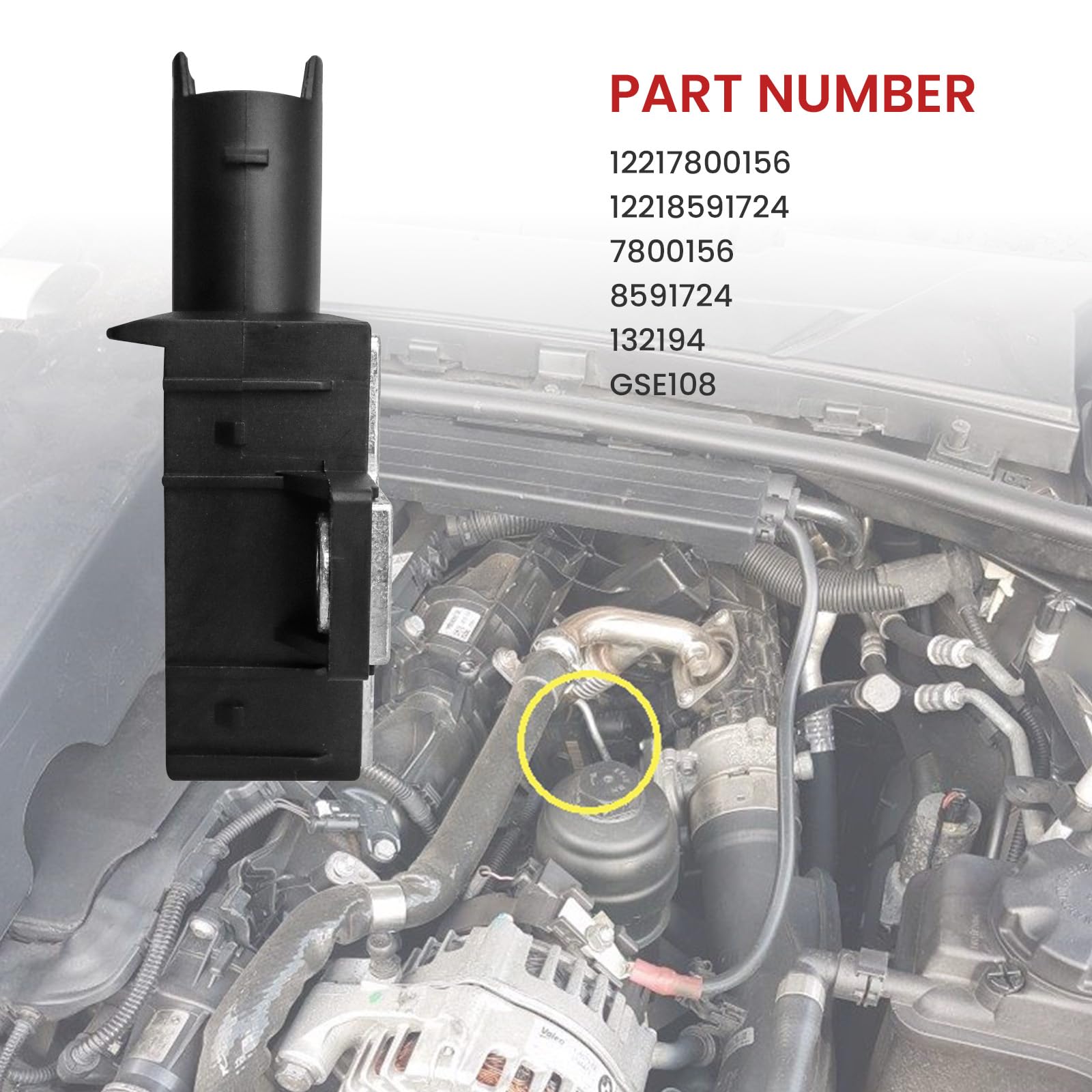GSE101 regeleenheid gloeibougies 4 cilinders compatibel met 1-serie E81