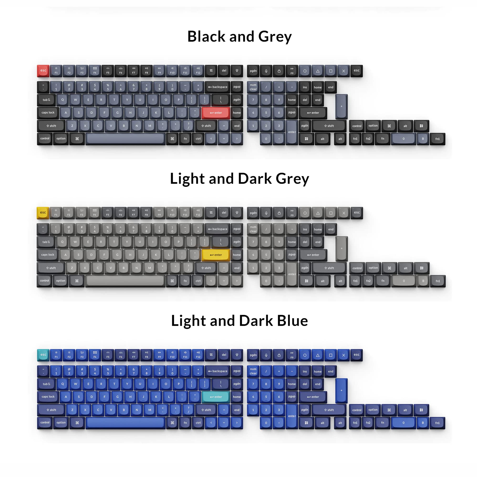 長（OSA）キャップ Double-Shot-OSA-PBT-Keycap-