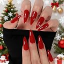 red nails press on Top3商品