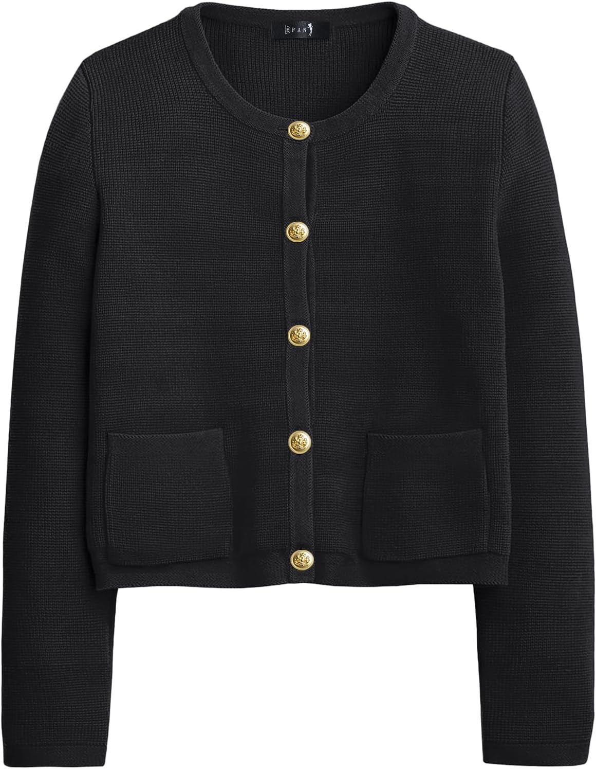 EFAN Womens Cardigan Sweaters 2023 Fall Open Front Long Sleeve Button