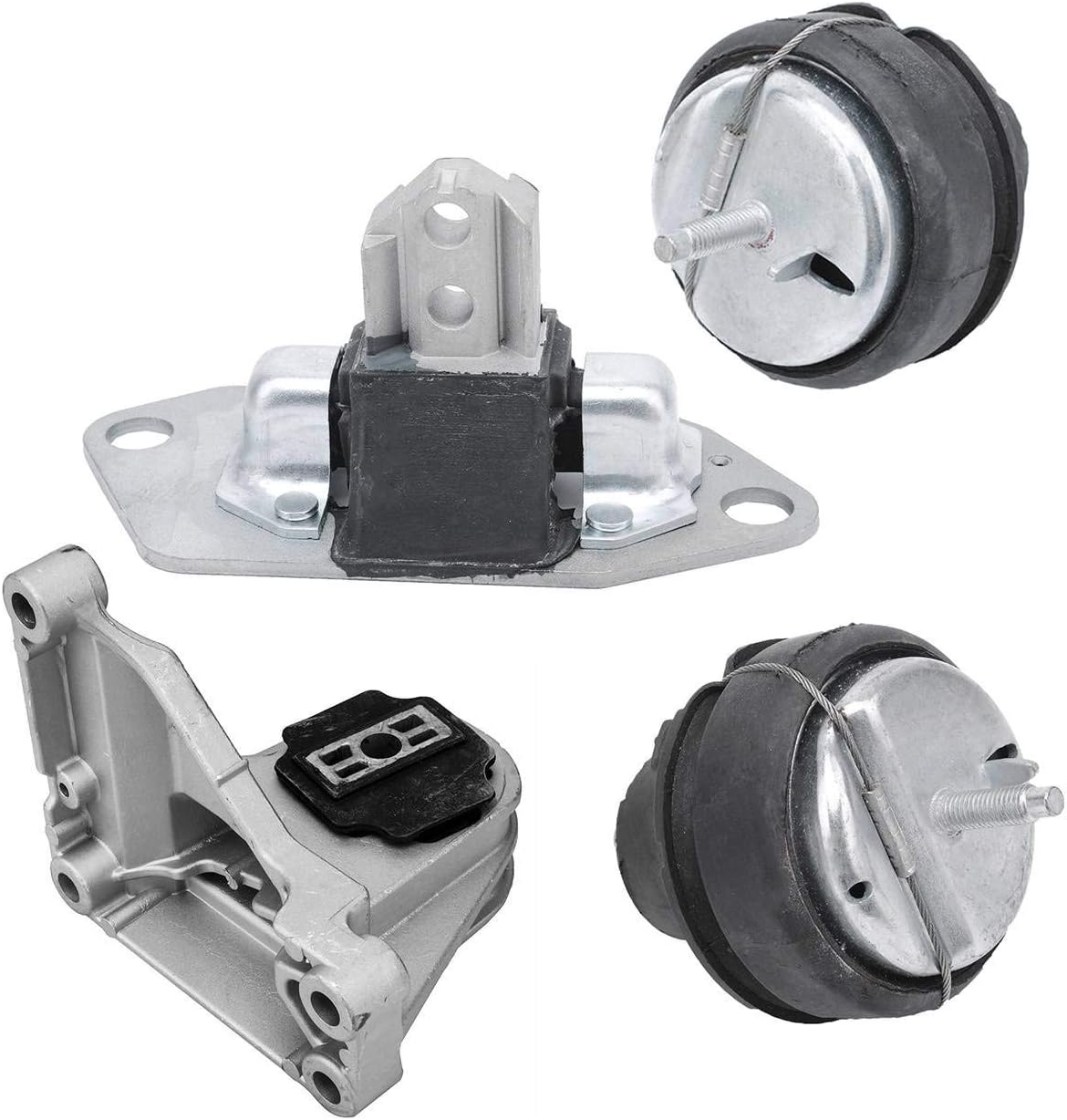 Bapmic 30778951 Engine Motor Mount & Upper Torque Rod Mount Kit for Volvo S60 V70 XC70 XC90 4pcs 30680750 30680770